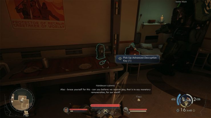 An image showing where the key is inside the fisherman village