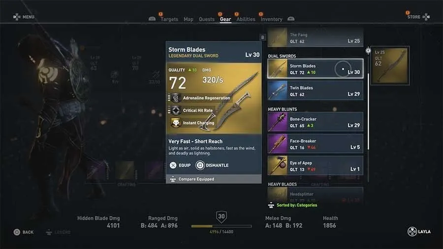 Storm Blades (Dual Sword)